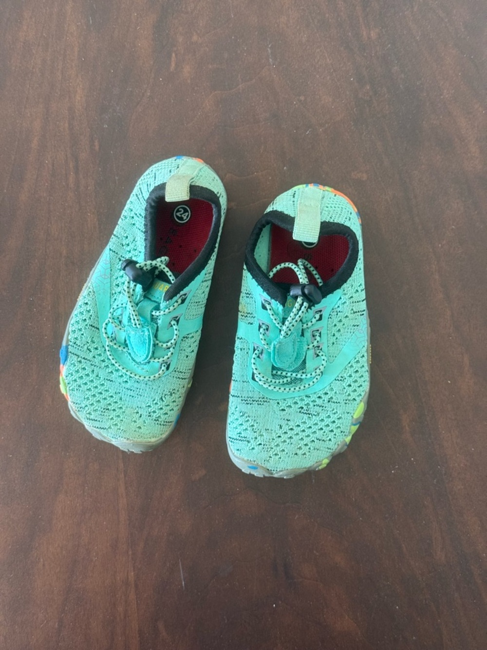 Kids Saguaro Barefoot Mesh Slip-On Sneakers - Teal